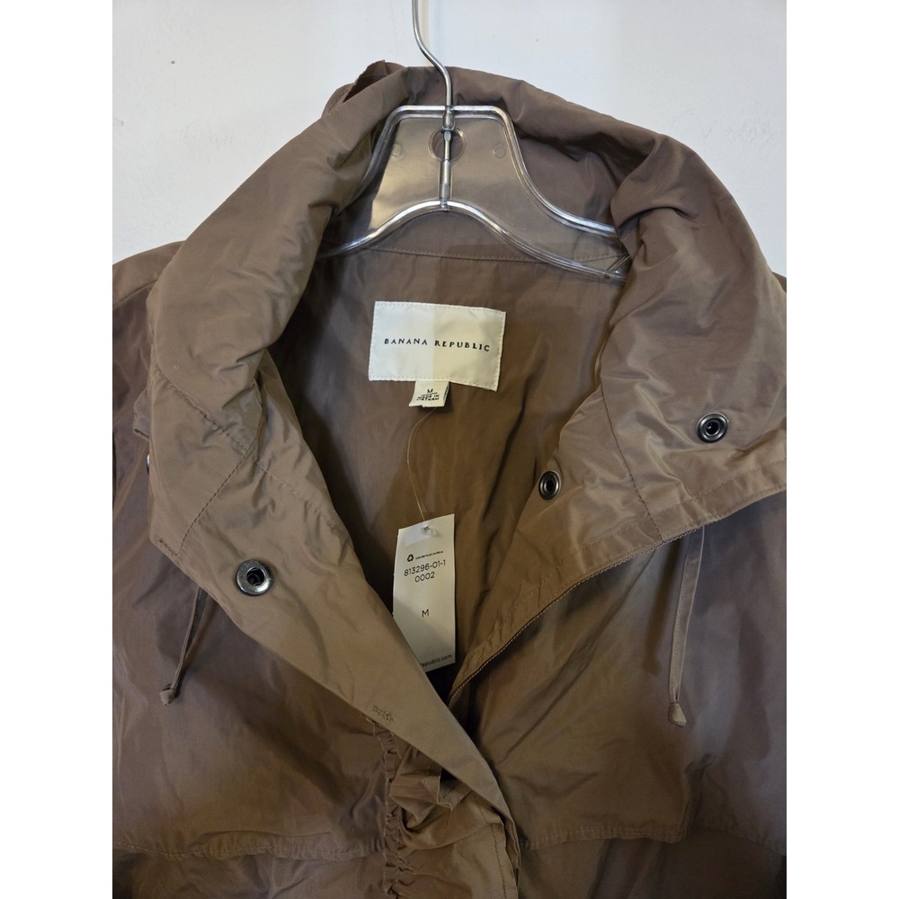NWT Banana Republic brown windbreaker-size medium